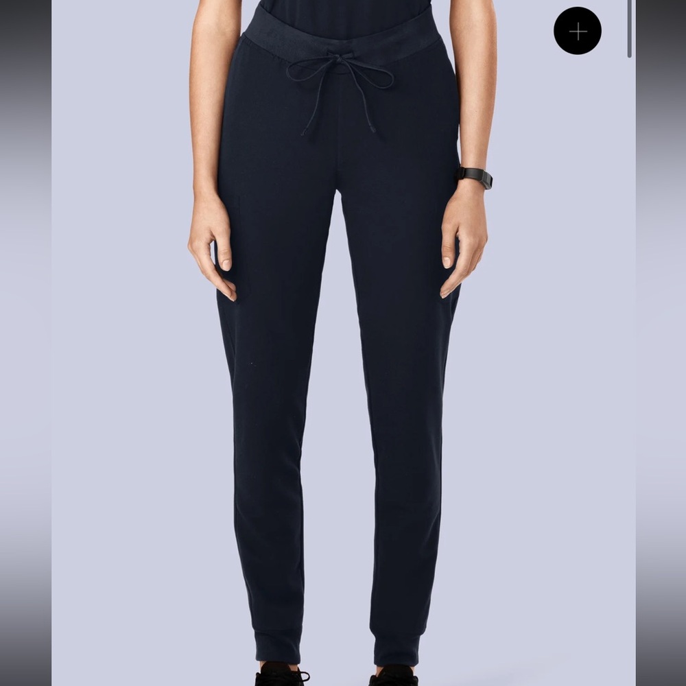 Mandala Midnight Navy 9 pocket jogger scrubs